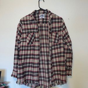 One 24 Rags Fringe Flannel